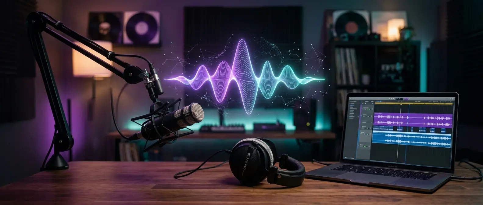 ia para podcast: produção de episódios com inteligência artificial em 2026
