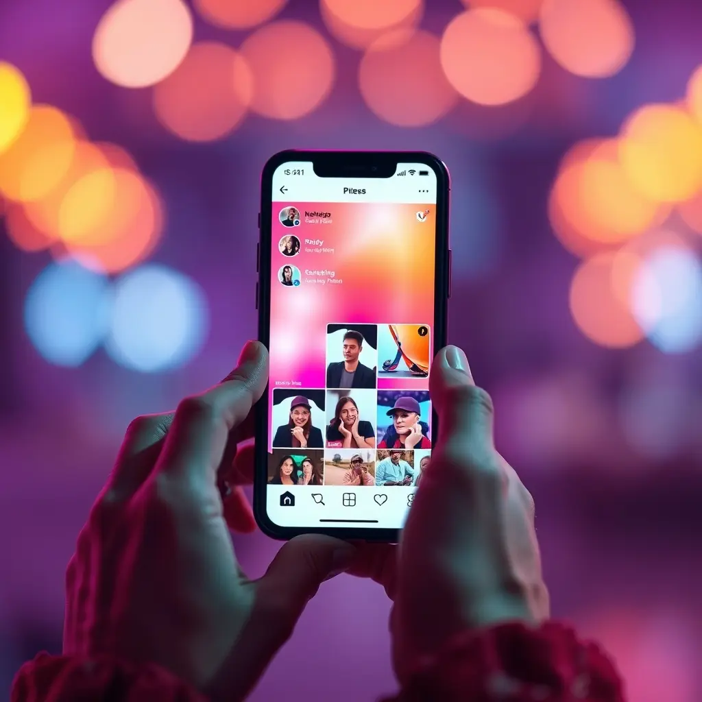 Profissional criando posts para Instagram com inteligência artificial em 2026