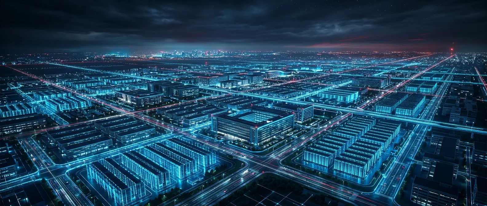 Plano de IA da China 2026: data center futurista com capacidade de compute inteligente de 9.800 exaflops